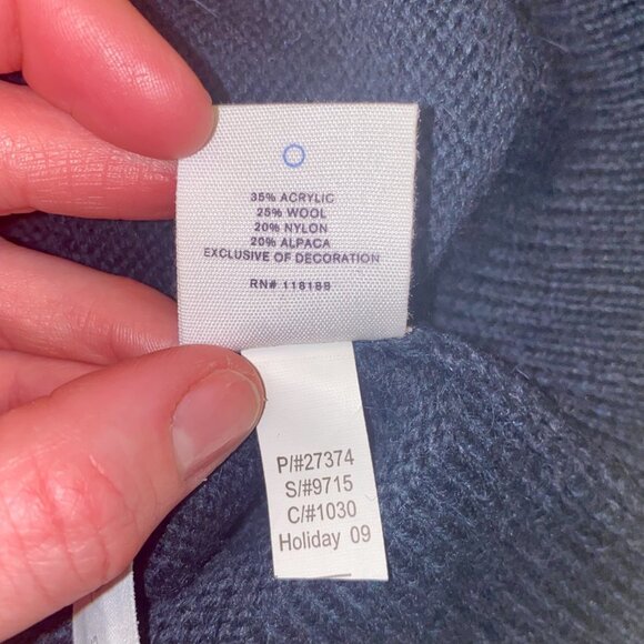 Martin and Osa Zip Up Alpaca Wool Cardigan with Sparkly Trim - Picture 13 of 15